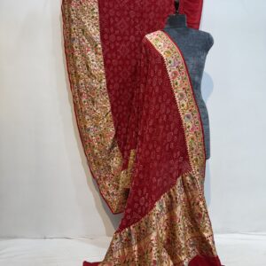 Paithani rai bandhani bandhej tasted Zari saree