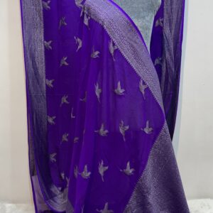 Khaddi Georgette saree