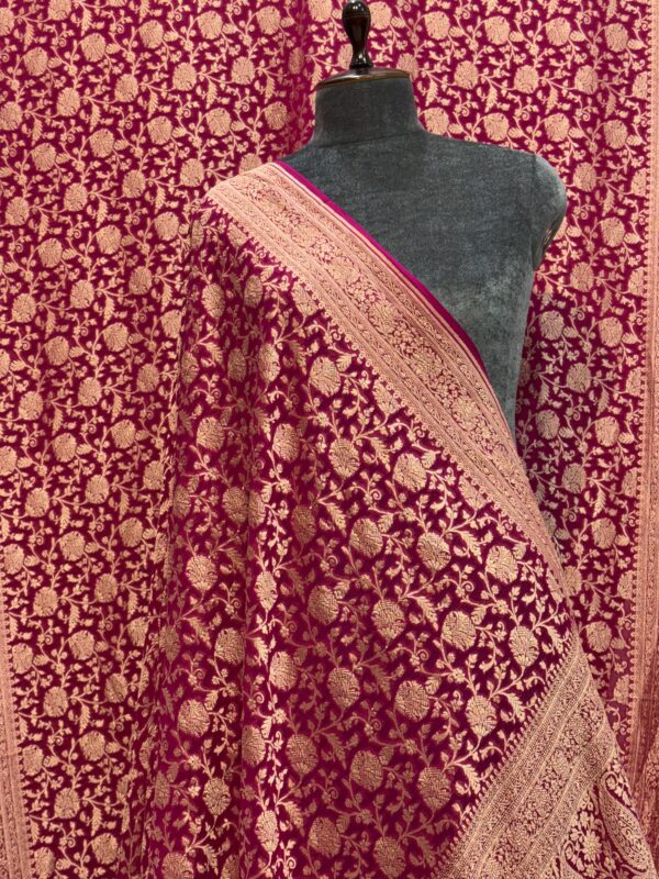 Khaddi Georgette saree - Image 2
