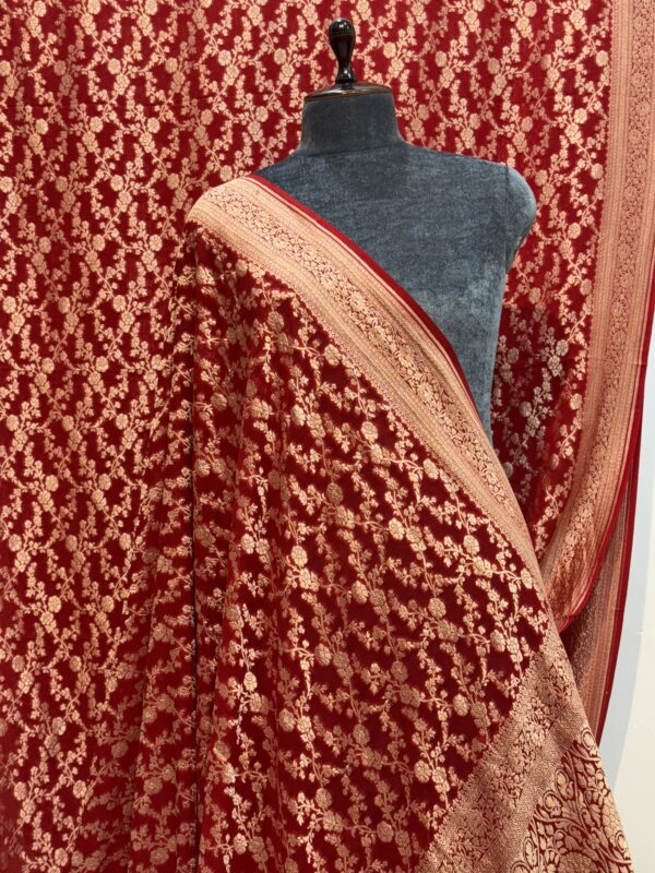 Khaddi Georgette saree - Image 2