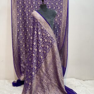 Khaddi Georgette saree