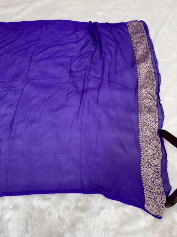 Khaddi Georgette saree - Image 3