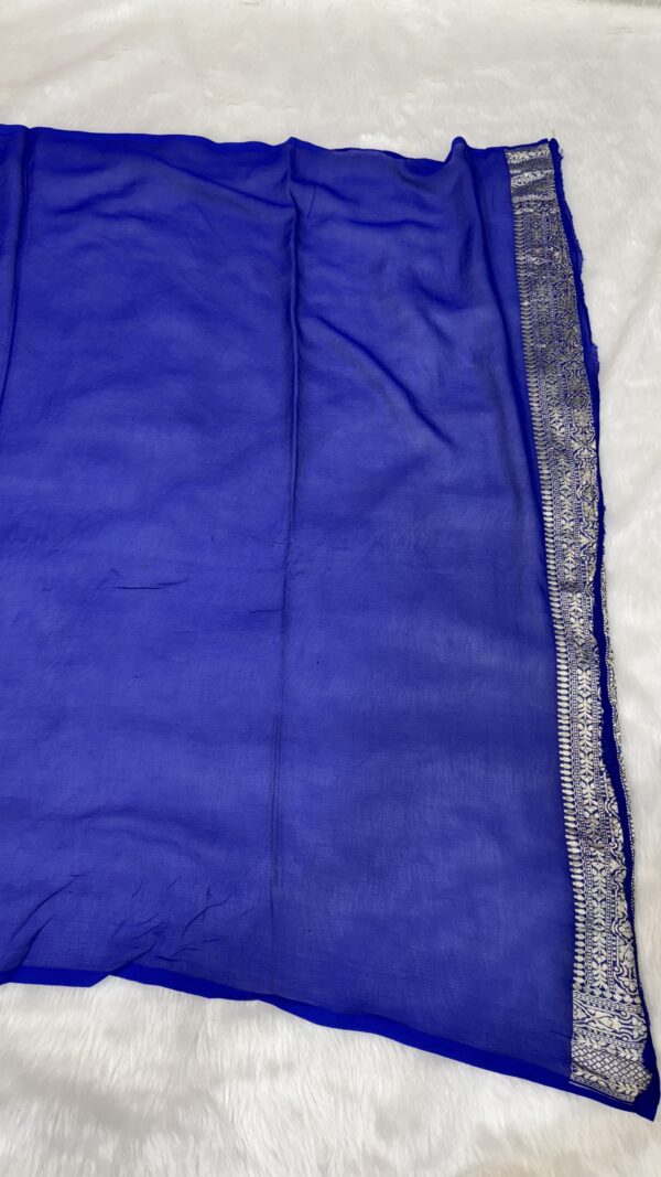 Khaddi Georgette saree - Image 3