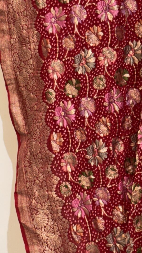 Rai Bandhej saree - Image 3