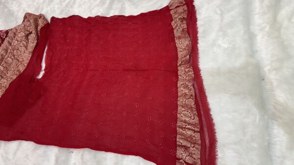 Rai Bandhej saree - Image 4