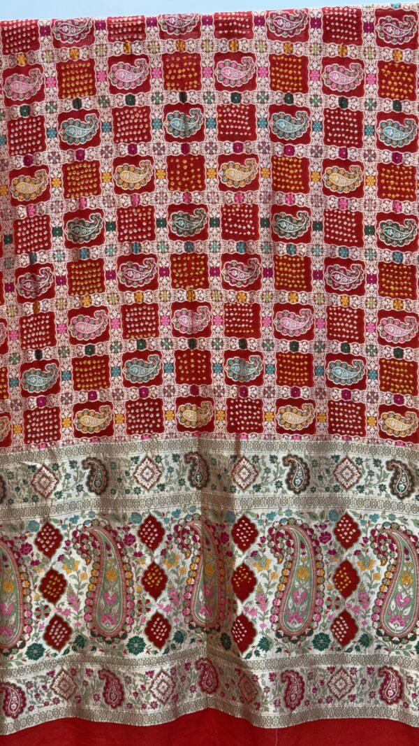 Banarasi bandhej Duppta - Image 2