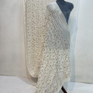 Kamdhani Mukesh work saree